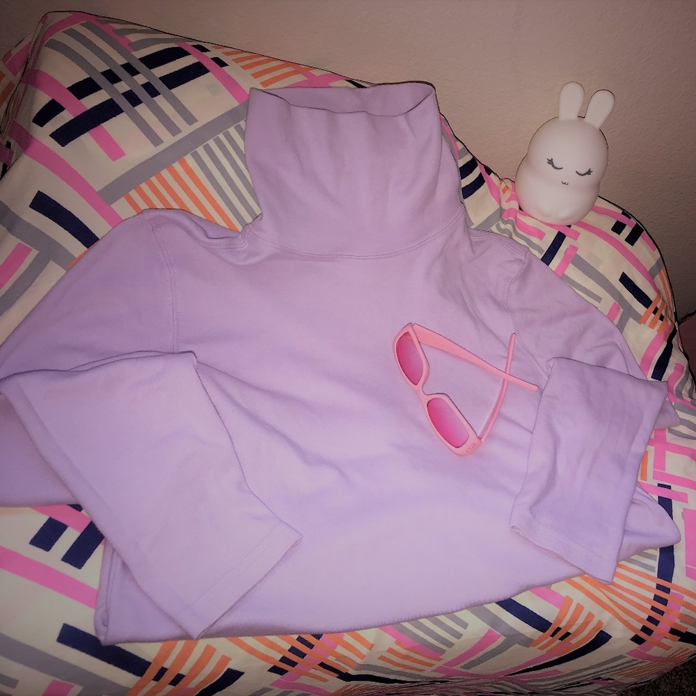 Lilac Turtleneck